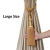 HedongHexi 2 Pack Large Tassel Curtain Tiebacks, Luxury Curtain Rope