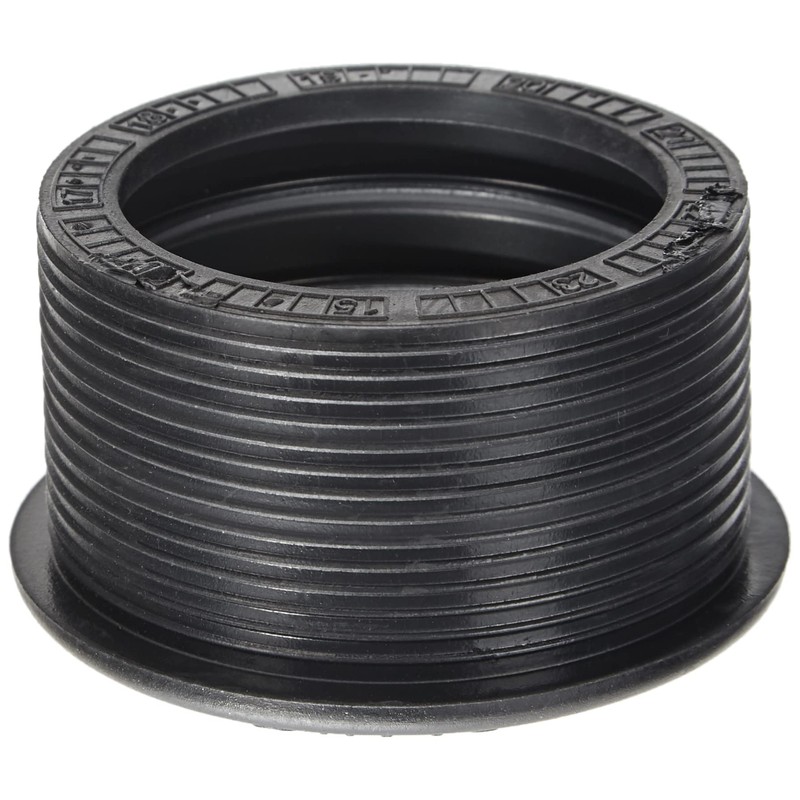 Haas Rubber Nipple for Heavy-Duty Polyethylene Pipe DN 50/DN 63