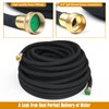 Soaker Hose 150ft for Garden Beds Solid Brass Interface Irrigation