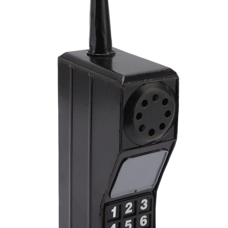 EIMSOAH Retro Brick Cell Phone Ornament, Vintage Cellular Phone Model,