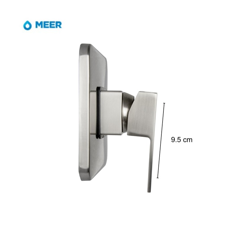 MEER FAUCETS BY CNX Mezcladora Monomando para Regadera de Ducha,