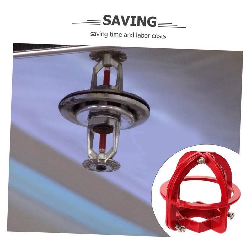 Gatuida 2pcs Fire Sprinkler Head Protector Metal Sprinkler Guard Cover