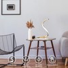 NUÜR Spiral LED Table Lamp, Modern 3 Colors Dimmable Desk