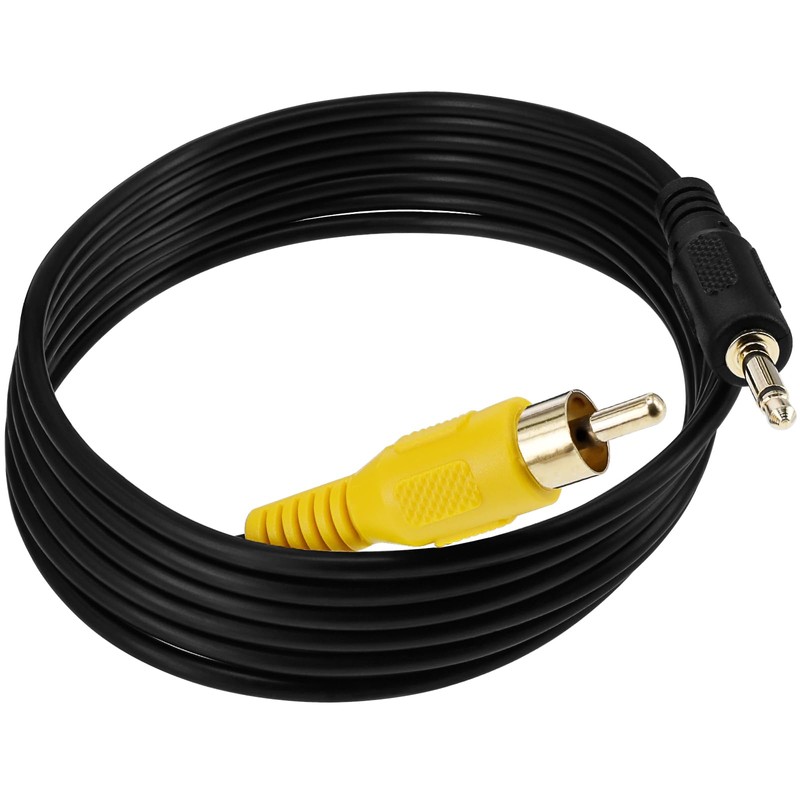 Yeworth 3.5mm 1/8 inch Mono Male Plug to RCA Male