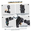 FELTECHELECTR Adjustable Phone Telescope Adapter Clamp for Photography Clip for