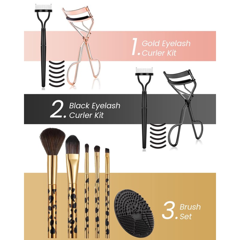 TPPICK Eyelash Curler Kit Metal Lash Curlers with Eyelashes Separator