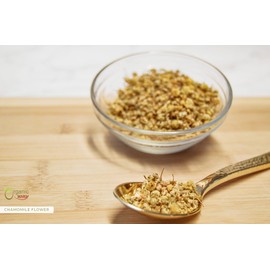 Organic Way Chamomile Flower Whole (Matricaria chamomilla) - European Wild-Harvest | Organic & Kosher Certified | Vegan | Non GMO & Gluten Free | USDA Certified | Origin - Albania (1/2 LBS)