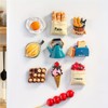10 Pcs Food Fridge Magnets Cute 3D Magnets for Fridge