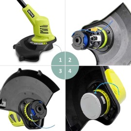 For RYOBI 15 Pcs Weed Wacker String Replacement for Ryobi One+ 18V AC14RL3A, .065'' String