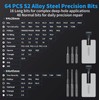 STREBITO Mini Electric Screwdriver Set, 70-in-1 Max Precision Electric Screwdriver