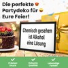 DankeDir! Alcohol is a Solution Sign with Saying - Funny
