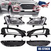 Unbranded Fit Hyundai Tucson 2019-2021 Front Bumper LED Driving Fog