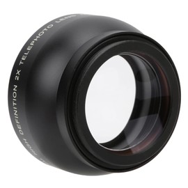 Hilitand Teleobjetivo, Teleobjetivo HD de Aumento 2X de 49 Mm, Teleconvertidor de Aleación de Aluminio para Lente de Cámara de 49 Mm Y Filtro de 62 Mm