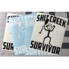 Egl Sh** CREEK SURVIVOR oval decals 6” FREE SHIPPING