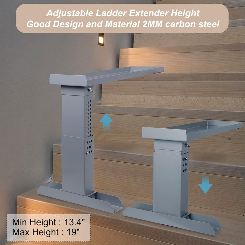 TOPTGO Ladder Stabilizer,Extended Ladder Stabilizer for Extension Ladders,Straight Ladders,Telescopic ladders,with