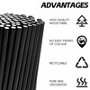jwtyu Straws, Pack of 500 Straws, Length 197 mm, Cocktail