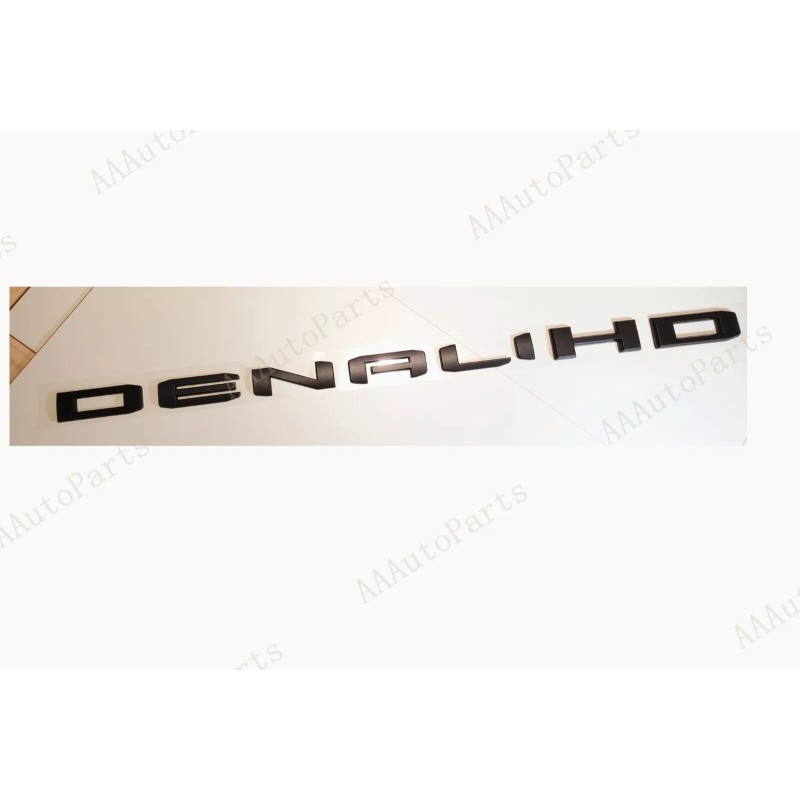 GMC 4PC Set Matte Black DENALI HD DENALI SIERRA Emblems