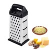 Box Grater for Cheese, Professional 4 Sides Stainless Steel Cheese