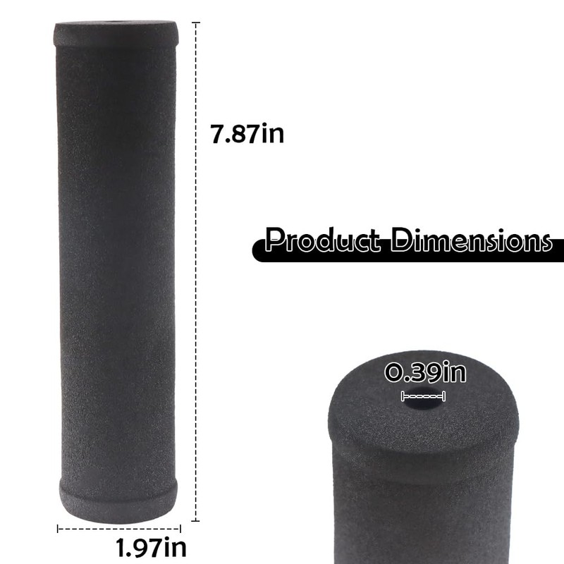 2 Pcs 7.87 Inch Crossbar Handlebar Pad, Handlebar Protector Round