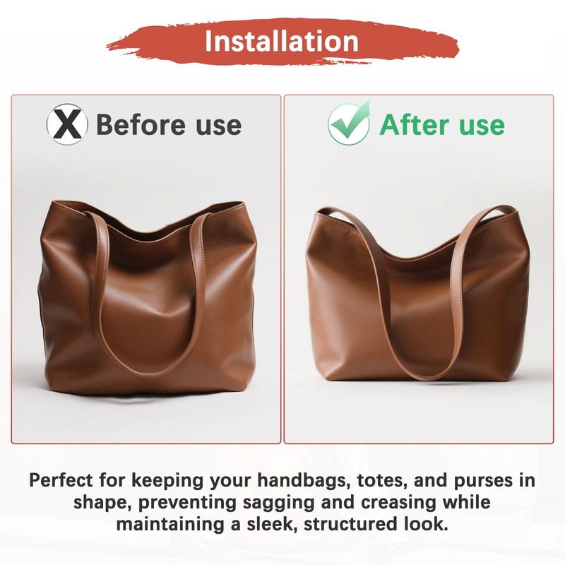 TIXIPEM 13.8 x 5.1IN Felt Base Shaper [1PCS] - Purse