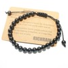 RICHRAIN Shungite Bracelet for Men and Women, Natural Shungite Bracelet,