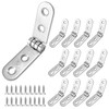 20 Pcs 180 Degree Hinges,Small Folding Flip Hinges for Wood,Cabinet,Cupboard