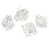 DUROCK Ice King Tactile Switches, 68g Progressive Spring Transparent Clear