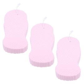 3Pcs Baby Bathing Sponges Supple Shower Sponges for Babies Soft Exfoliating Scrubbers Body Wash Sponges Baby Bath Accessories
