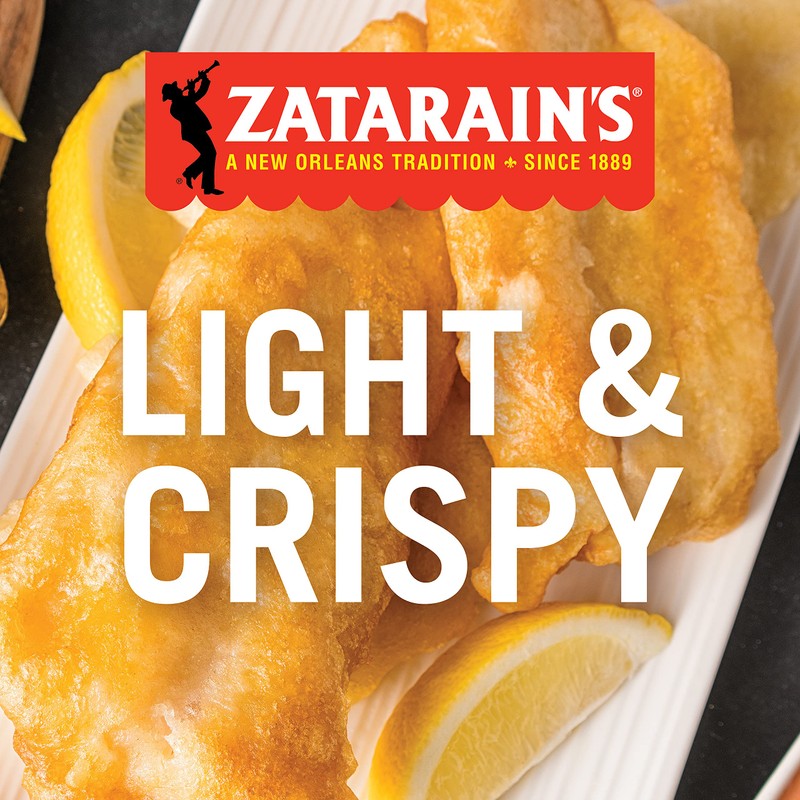 Zatarain's Seasoned Fish Fri Batter Mix, 5 lb - One