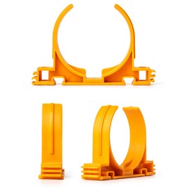 POWERTEC 70342-P2 Open Style Hangers for 2-1/2" Dust Collection Pipe and Hose with Multi Mounting Options, 10 PK