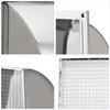 PATIKIL 12"x12" Wall Vent Cover, Exterior Dryer Vent Outlet Grille