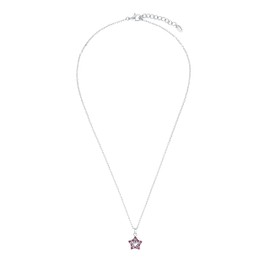 Prinzessin Lillifee Necklace with Pendant, Girls' Children's Necklace, with Synthetic Zirconia, 35 + 3 cm, Silver, Comes in Jewellery Gift Box, Sterling Silver, Cubic Zirconia