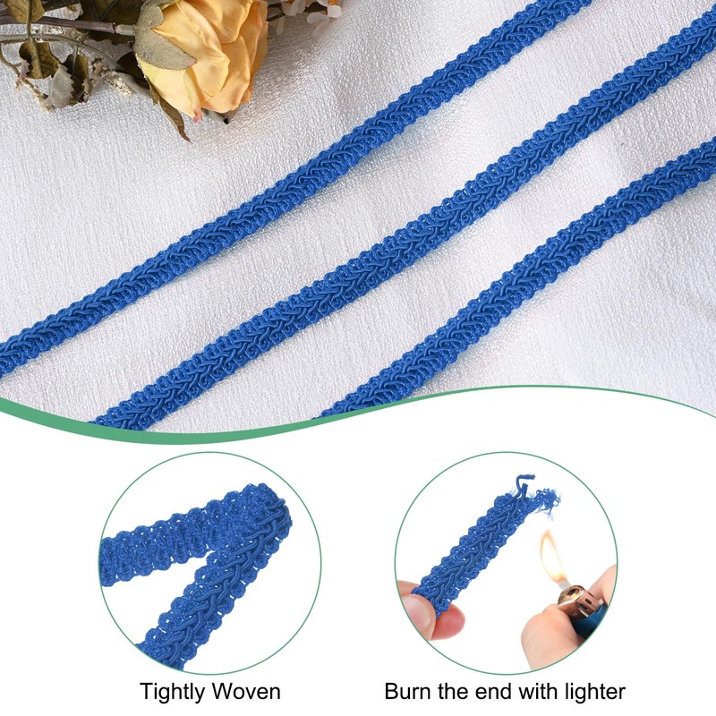 M METERXITY Gimp Braid Trim, 1/2 Inch 12cm x 25