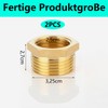 QZKJQDD Brass Reducer 1 to 3/4 Inch Adapter, Adapter 3/4