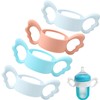 4 Pack Bottle Handles Compatible with Boon Nursh Reusable Silicone