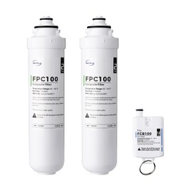 iSpring F3RCD100 1-Year Replacement Filter Pack for RCD100 RO System Countertop, Includes FPC100 x2, FCB100 x1, 3 Pieces