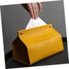 WOONEKY 1pc Delicate Vehicle-Mounted Tissue Box Multi-Purpose Towel Storage Case