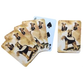 Airedale Terrier Dog Playing Cards by Best Friends