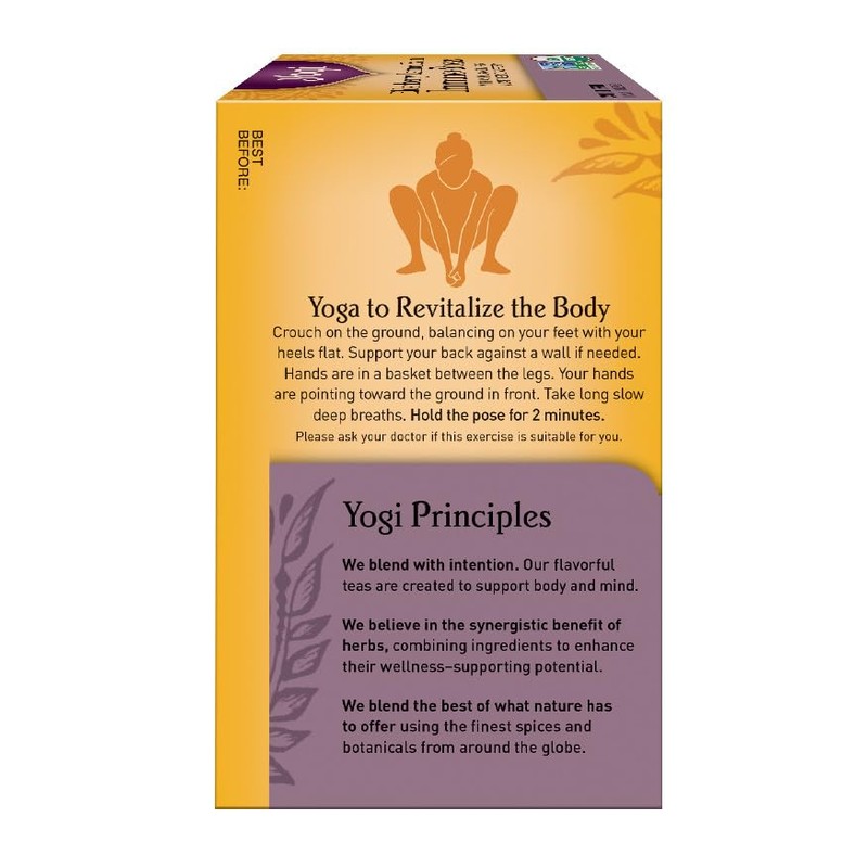 Yogi Tea Organic Lemon Balm Elderberry Immune Stress Tea, 16