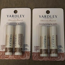 Yardley Lot Of Two NEW  2 - Pack  Yardley London Coconut & Pear Moisturizing Lip Balms