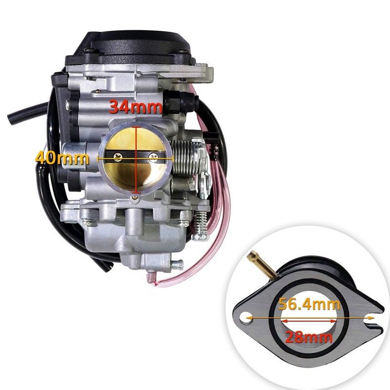 Carburetor & Intake Manifold, for Yamaha TTR225 (99-04) XT225 (87-06)