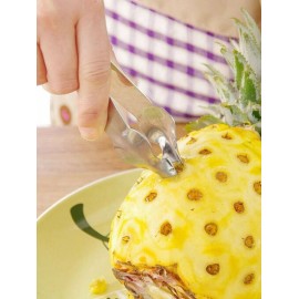 Unbranded Stainless Steel Pineapple Cutter Peeler Corer Slicer Kitchen Tool Fruit Rings - Pineapple Eye Peeler, 1PC