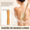 Cepillos Manual Corporal Chico Exfoliante Doble Cara Mango Removible 42cm