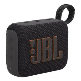 Bocina JBL Go 4 JBLGO4 portátil con bluetooth waterproof negra