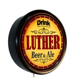 Goldenoldiesclocks Luther Beer and Ale Cerveza Lighted Wall Sign