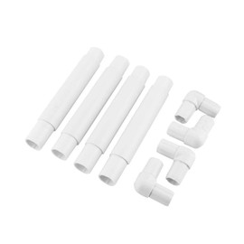 MAGT Embroidery Hoop Cross Stitch Square Embroidery Hoop Plastic Clip Frame for Embroidery Cross Stitch Quilting Needlepoint DIY Tool (20.3 x 20.3 cm)