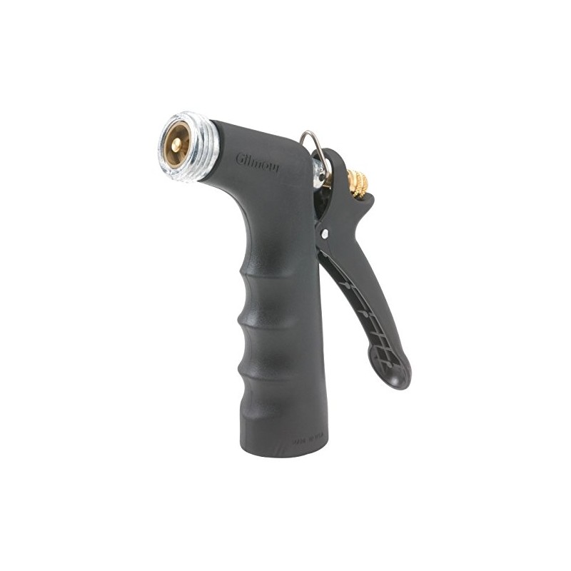 Gilmour 593 Comfort Grip Nozzle, Pistol-Grip, Zinc/Vinyl, Black