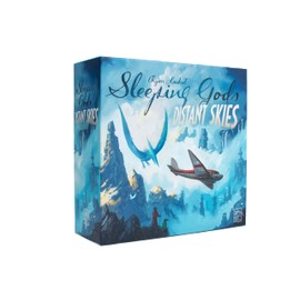 Sleeping Gods Distant Skies by Red Raven Games – Explore All New Realms, Encounter Mythical Beings – Cooperative Board Game, 1-4 Players, Ages 13+