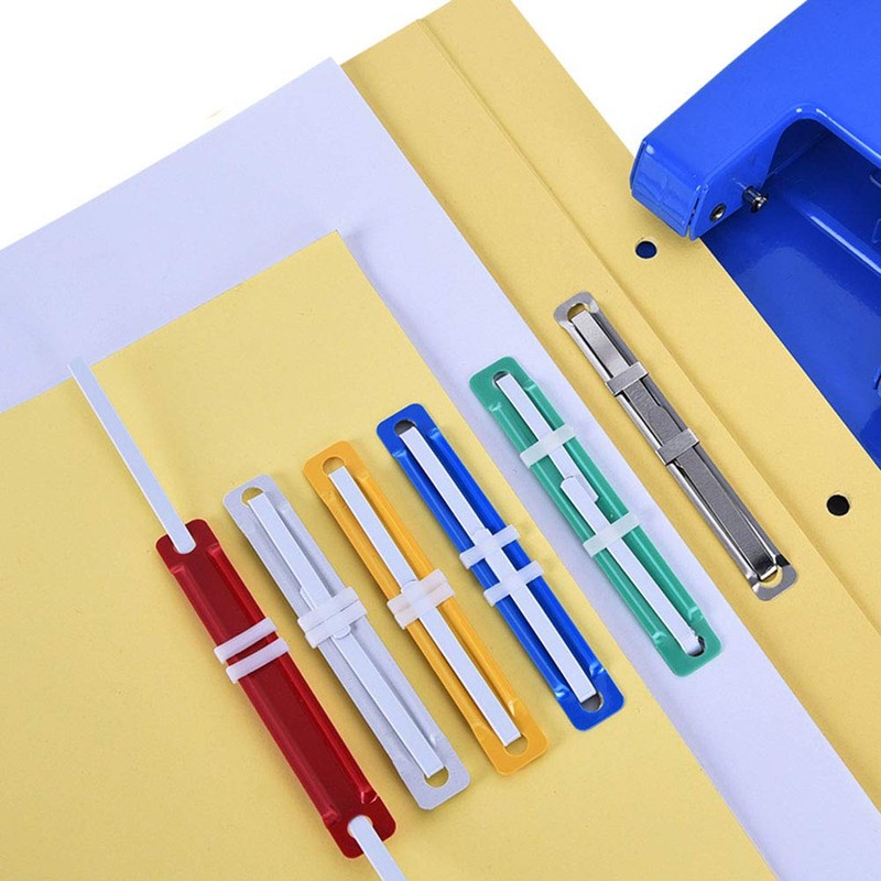 Metal Paper Fastener File Fastener,3.15"(80mm) Between 2 Hole,Box of 50