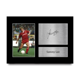 HWC Trading A4 Sammy Lee Liverpool Gifts Printed Signed Autograph Picture for Football Fans and Supporters